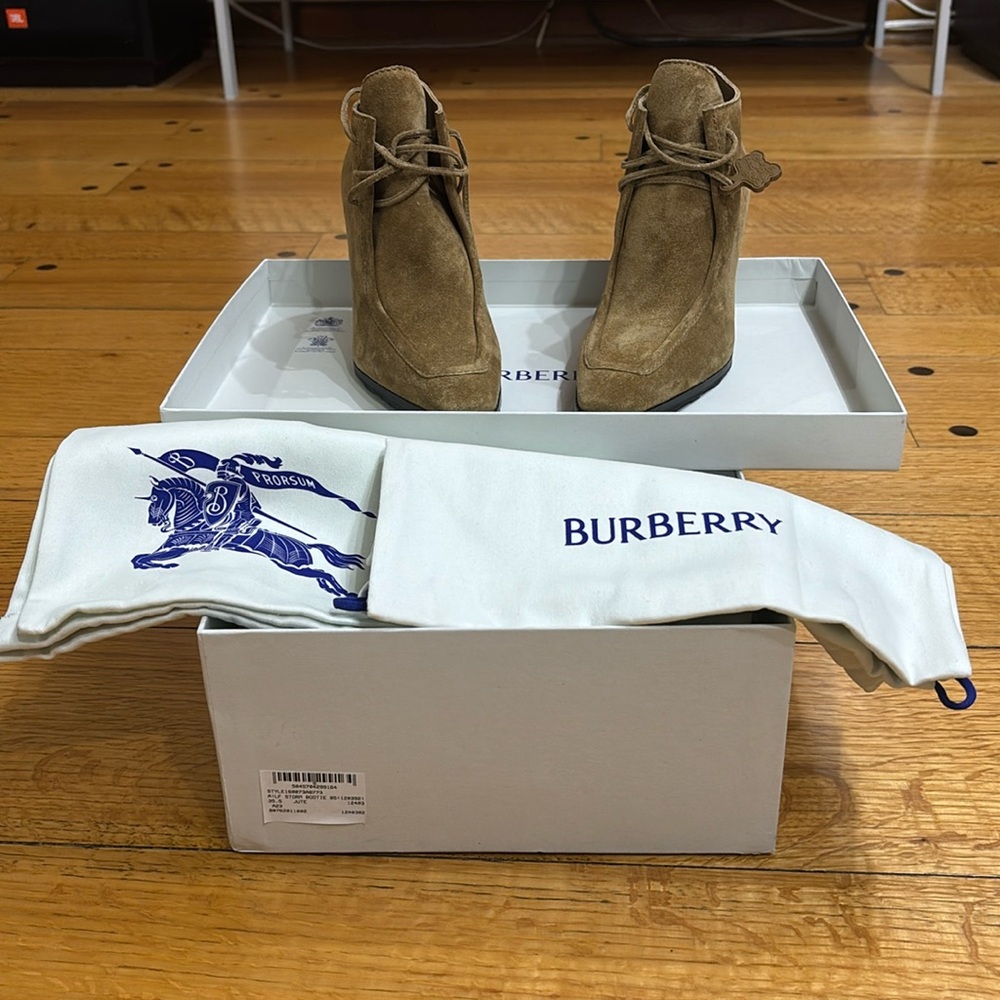 Burberry Suede Ankle Boot